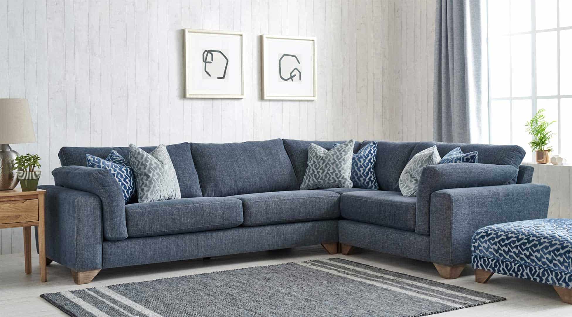 A sumptuous sofa range, with deep lounging insatiable comfort.