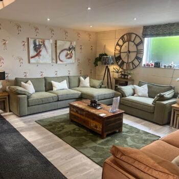 Chaise Sofa & Cuddler
