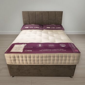 135cm (Double) 2 Drawer Divan Base, mattress & Headboard