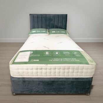 135cm (Double) Side Opening Ottoman Base, with mattress & Headboard