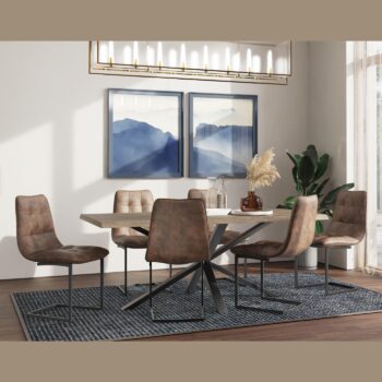 Moderna Grey Oiled Dining Table