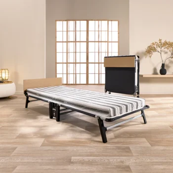 Quick Folding Bed with Comfort Stripe Mattress