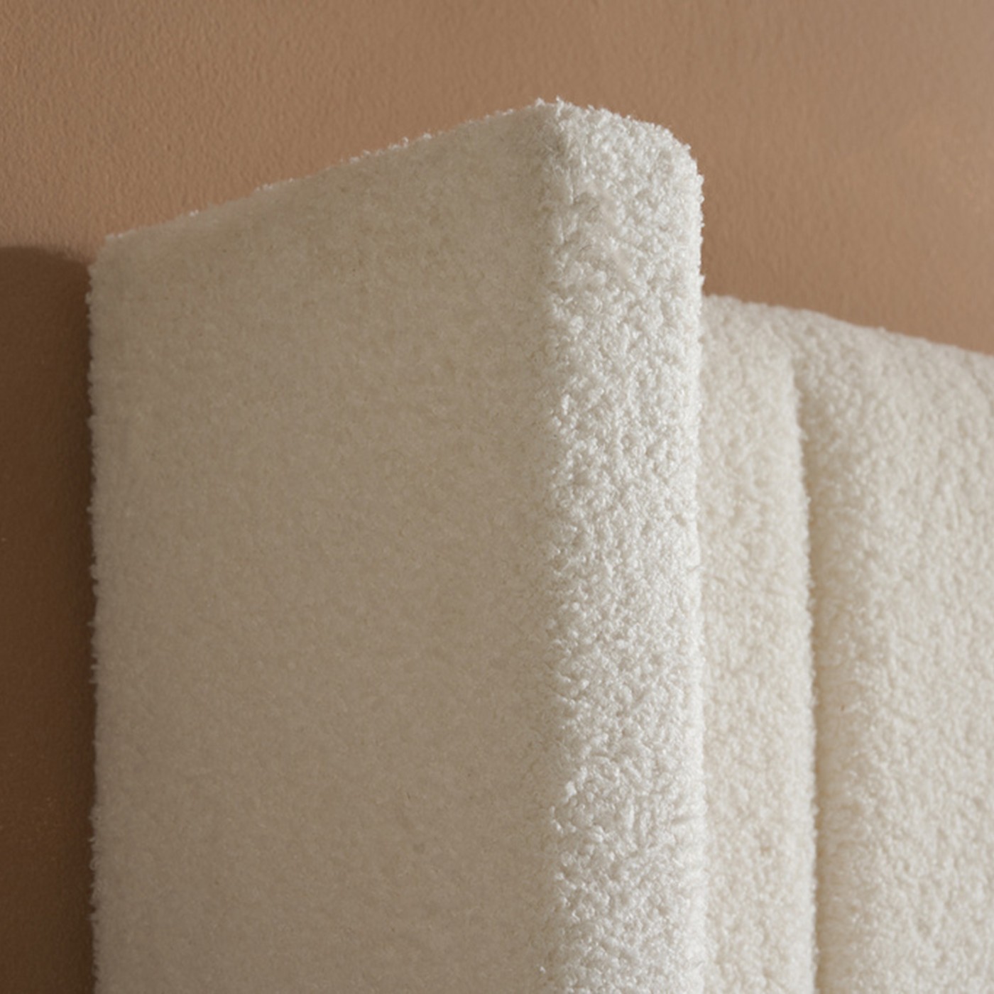 White Boucle Ottoman Bed - Image 5