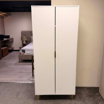 2 Door Fluted Wardrobe