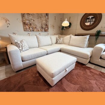 Albi - Corner Sofa + Stool